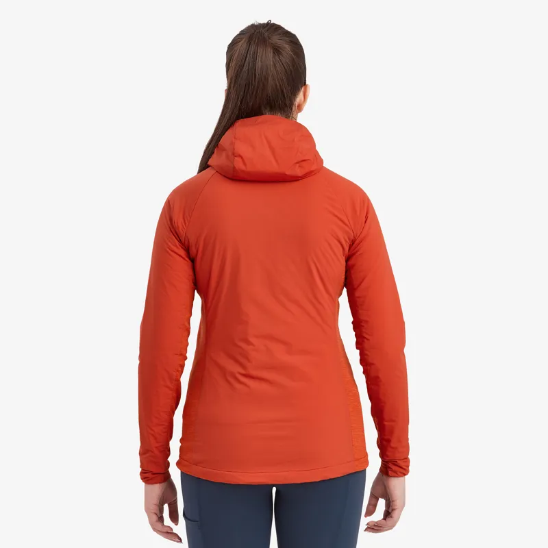 Montane Womens Fireball Lite Hood Saffron Red-4